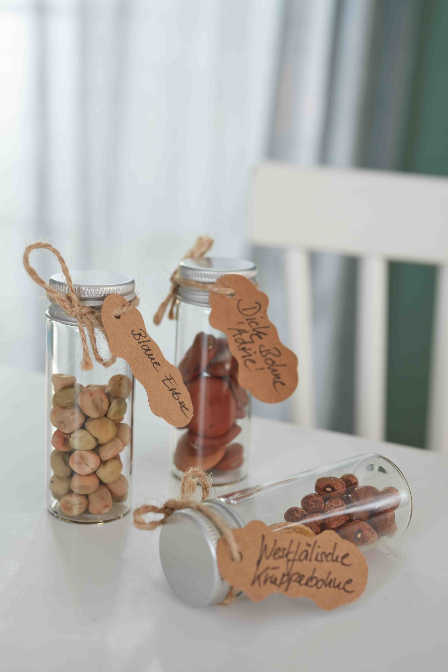 Hülsenfrüchte im Glas
